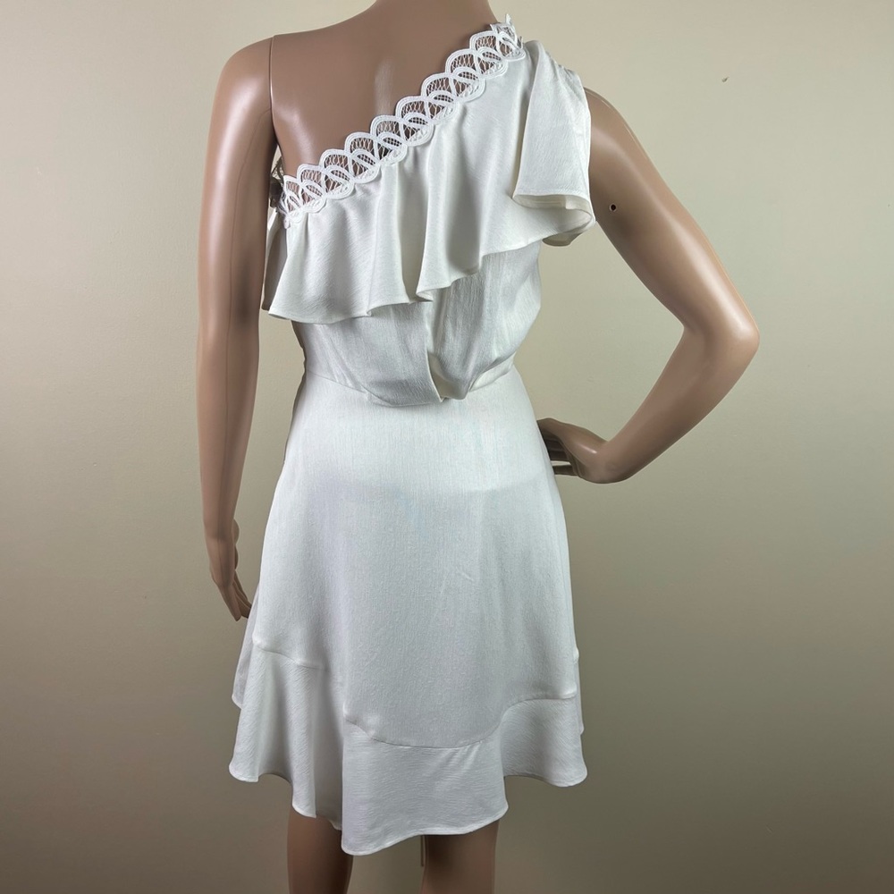 NEW IRO IVORY ONE-SHOULDER MINI DRESS - Picture 7 of 9